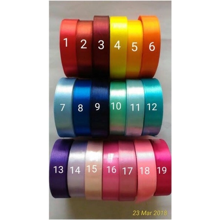 

PITA SATIN 2,5 cm (1 inch) MURAH!!