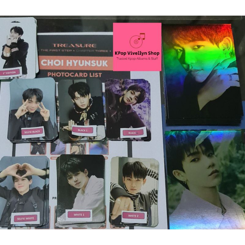 Hyunsuk Treasure Chapter 3 PC dan Postcard