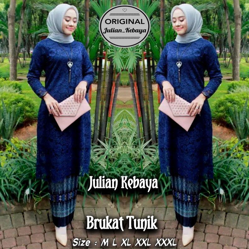 KEBAYA BRUKAT TUNIK / SET KEBAYA MODERN / KEBAYA BROKAT NON GLITER / KEBAYA JUMBO / KEBAYA TUNIK BROKAT