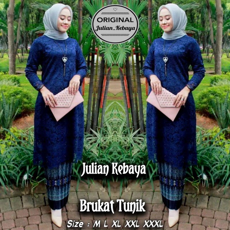 KEBAYA BRUKAT TUNIK / SET KEBAYA MODERN / KEBAYA BROKAT NON GLITER / KEBAYA JUMBO / KEBAYA TUNIK BROKAT