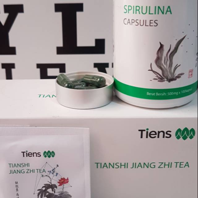 TIENS PELANGSING BADAN PAKET SPIRULINA JIANG ZHI TEA | ECERAN
