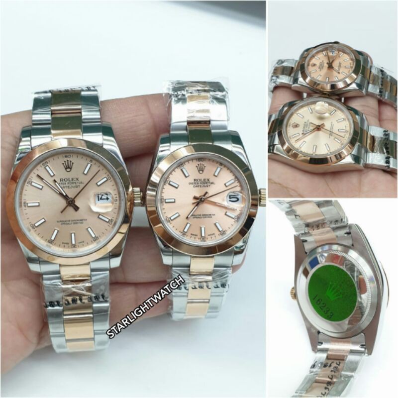 JAM TANGAN ROLEX COUPLE FULL STAINLESS KUALITAS ORIGINAL