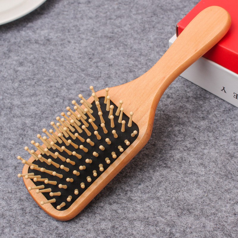 UNNISO- Wooden Bamboo Comb Hair Sisir Kayu Premium SK01