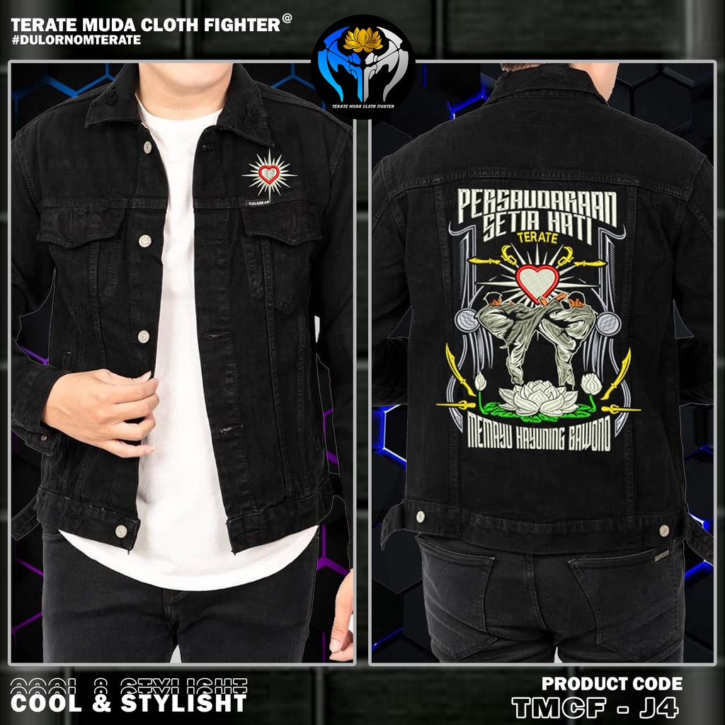 JAKET LEVIS PSHT BORDIR STYLISHT DAN KEKINIAN (BISA COD)