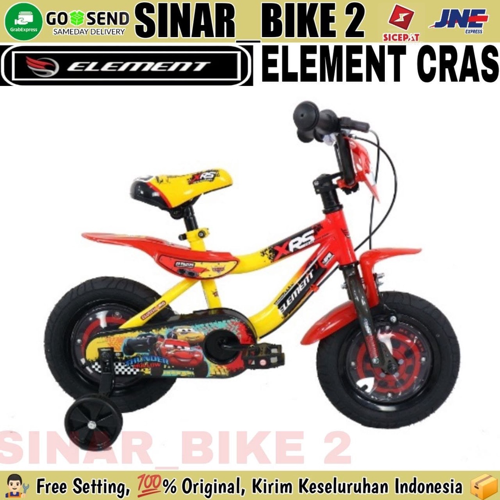 Sepeda BMX Anak 12 16 &amp; 18 Inch Element  CARS