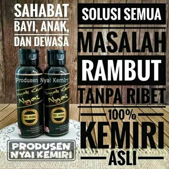 Minyak kemiri penumbuh rambut rontok