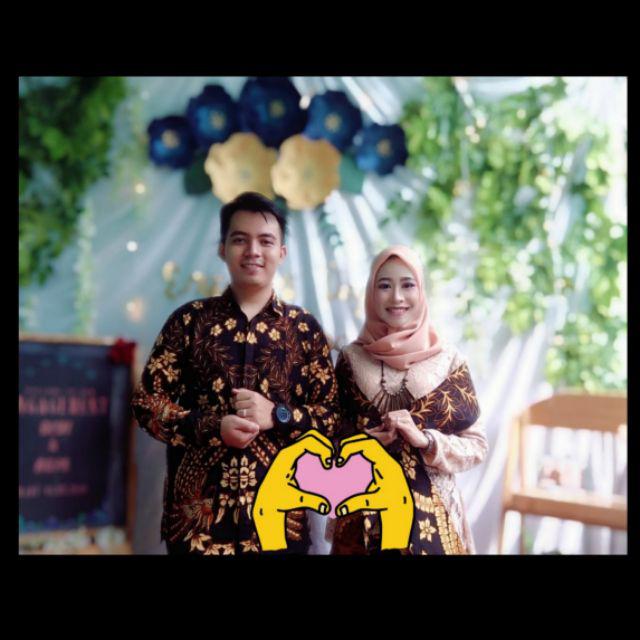 Tasyananu_batik Couple Marlena Couple / Couple Selendang Brokat Marlena