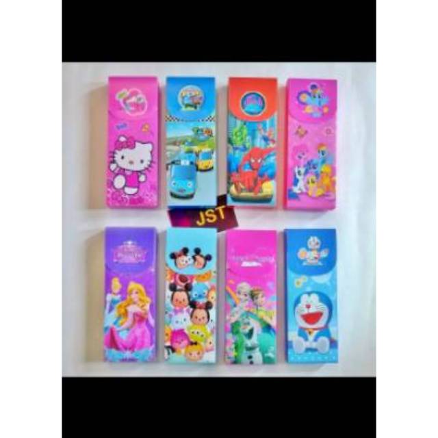 

tempat pensil plastik lipat kemasan atk ulang tahun