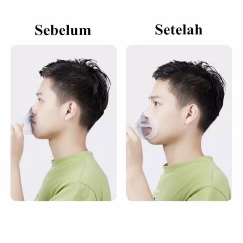 Penyangga MAsker 3D Mask Bracket SIlikon SIrkulasi Udara