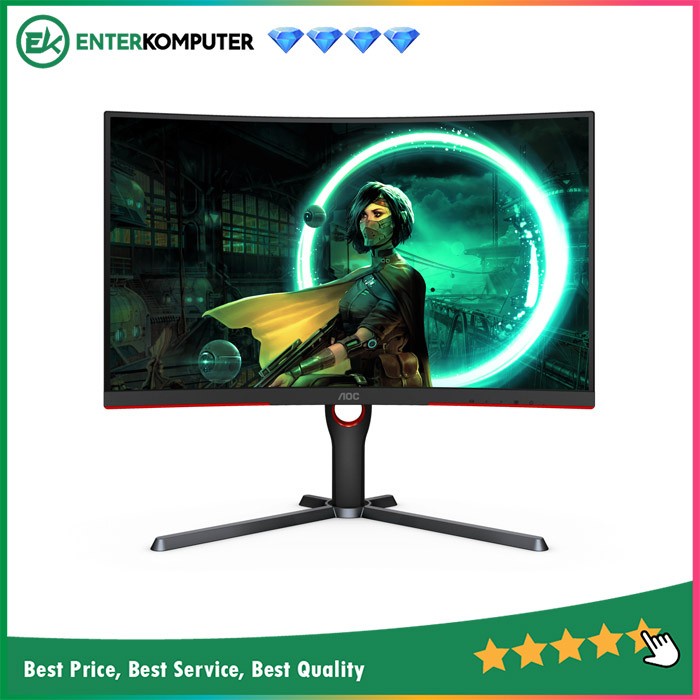 Monitor AOC 27&quot; C27G3 Curved Gaming Monitor 165Hz