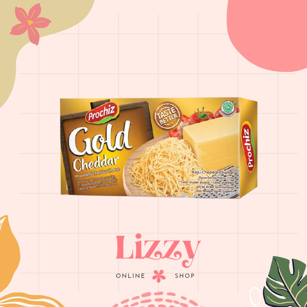 

Prochiz Gold Cheddar Keju Olahan Kemasan 170g