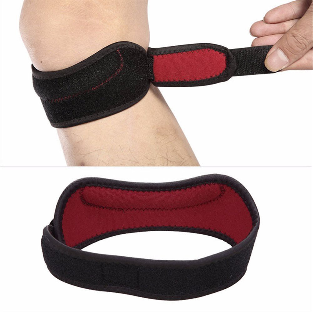 Deker Patela Tendon / Deker Lutut / Knee Support / Brace / Olahraga / Kesehatan / Bersepeda / Fitnes