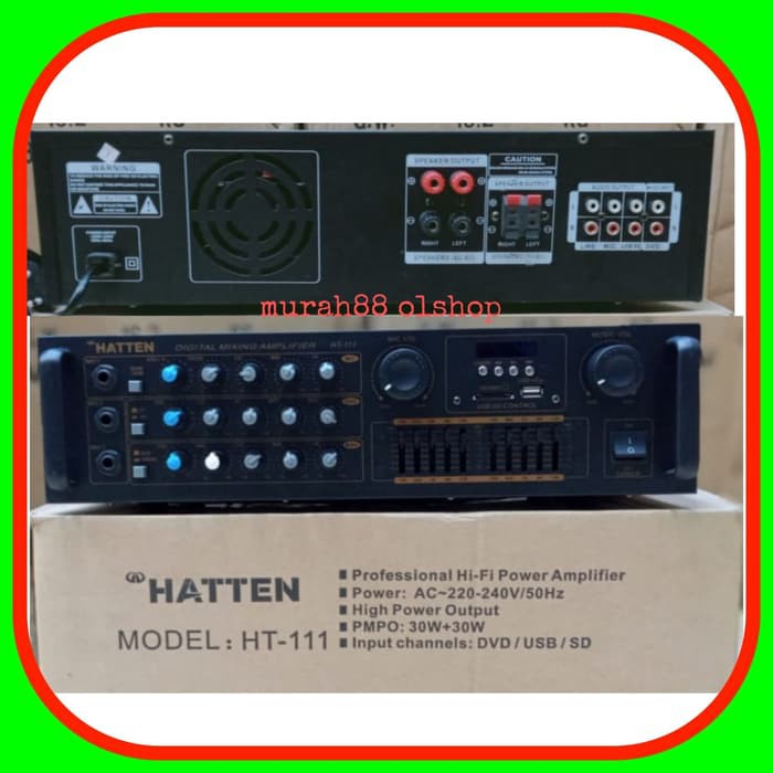 AMPLI KARAOKE HATTEN HT-111 USB