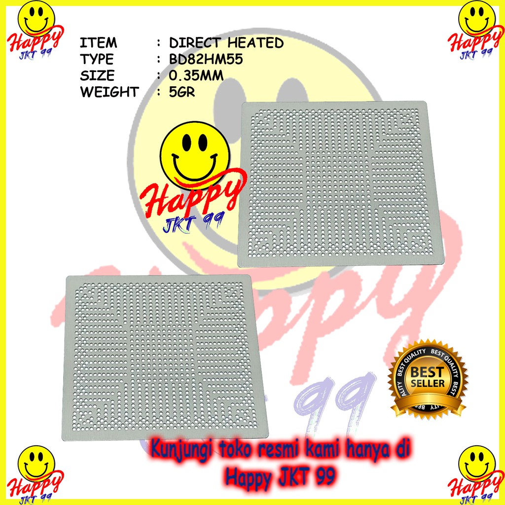 [ HAPPY JKT 99 ] DIRECT HEATED STENCIL DH BD82HM55 BD82HM57 HM55 HM57