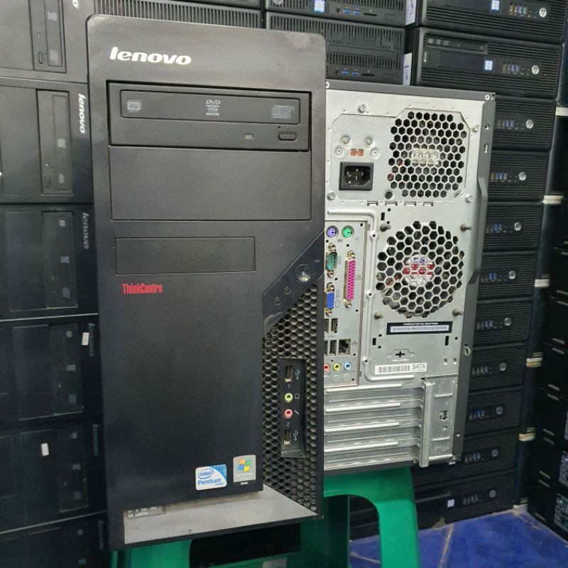 PC BUILT UP LENOVO TOWER CORE 2 Duo  RAM 2GB HDD 160GB LIKE NEW