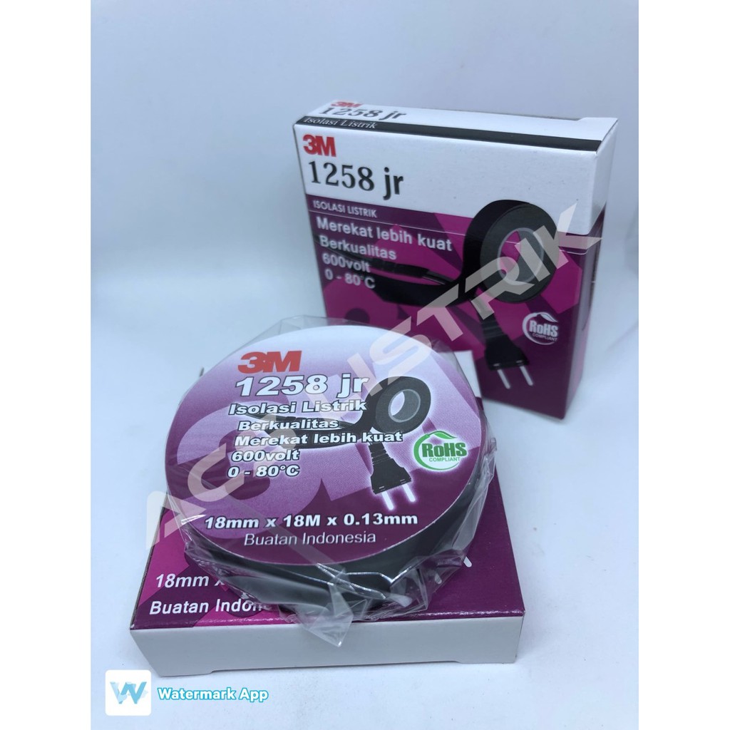 

3M Isolasi Listrik 1258 jr Hitam