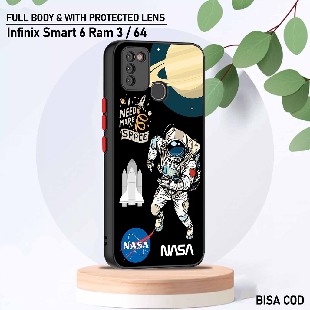 Case Infinix Smart 6 Ram 3 - Motif Case [ NasaAstro ] - Hardcase Infinix Smart 6 Ram 3 - Softcase In