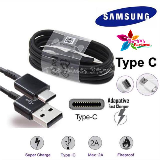 Kabel data Samsung Fast Charging tipe c usb original S8 S9 S9+ s10 s10+ Note8 note9 BB1399