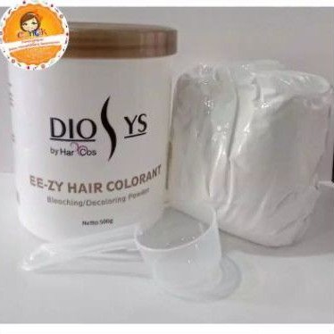 Diosys bleaching powder putih Level 9 cat rambut campuran blicing blecing satuan
