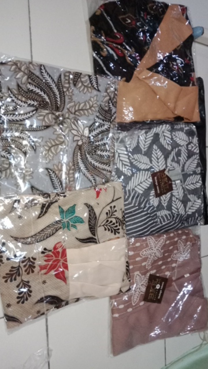 Atasan Batik Dolby Dolbi Dobby Doby Tenun Sutra Tulis Halus Katun Atbm Baron ,sarombit Atasan