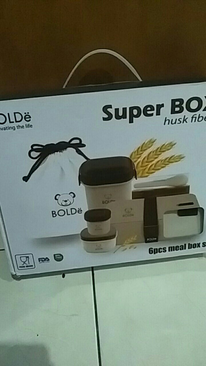 Lunch Box - Bolde Super Box Husk Fiber Set 6 Pcs - Meal Box Sets