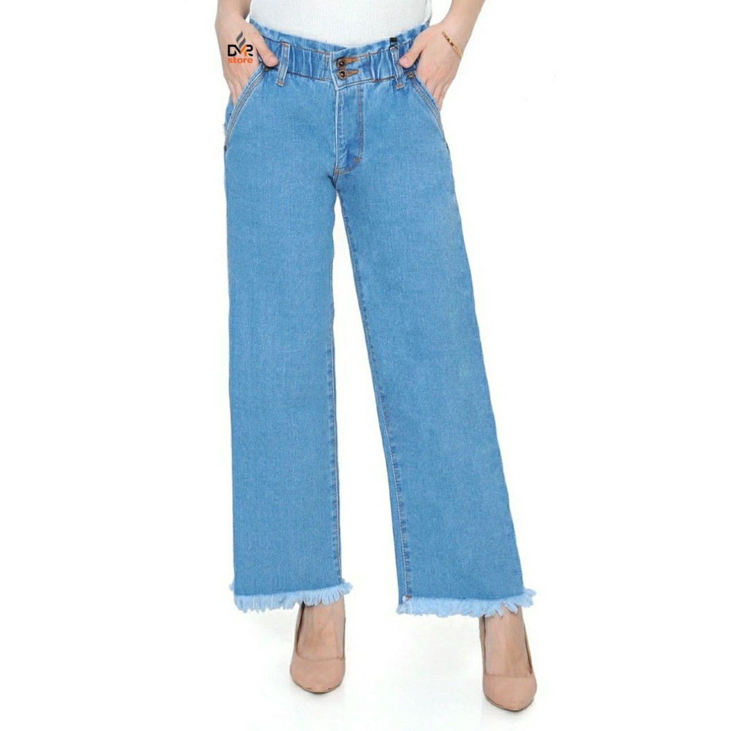 celana kulot jeans rawis // boyfriend jeans // korean style // levis wanita kekinian terbaru origina