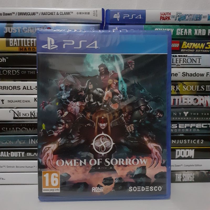 Kaset BD Game PS4 Ori Baru Omen of Sorrow Reg 2