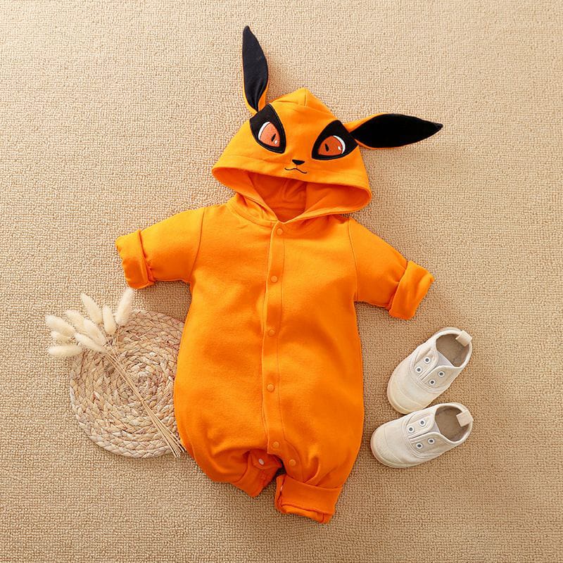 PA6 Baby Jumper Romper Bayi Cowok Jumpsuit Bayi Baby Boy Laki Laki Karakter Anime Motif Anime KURAMA
