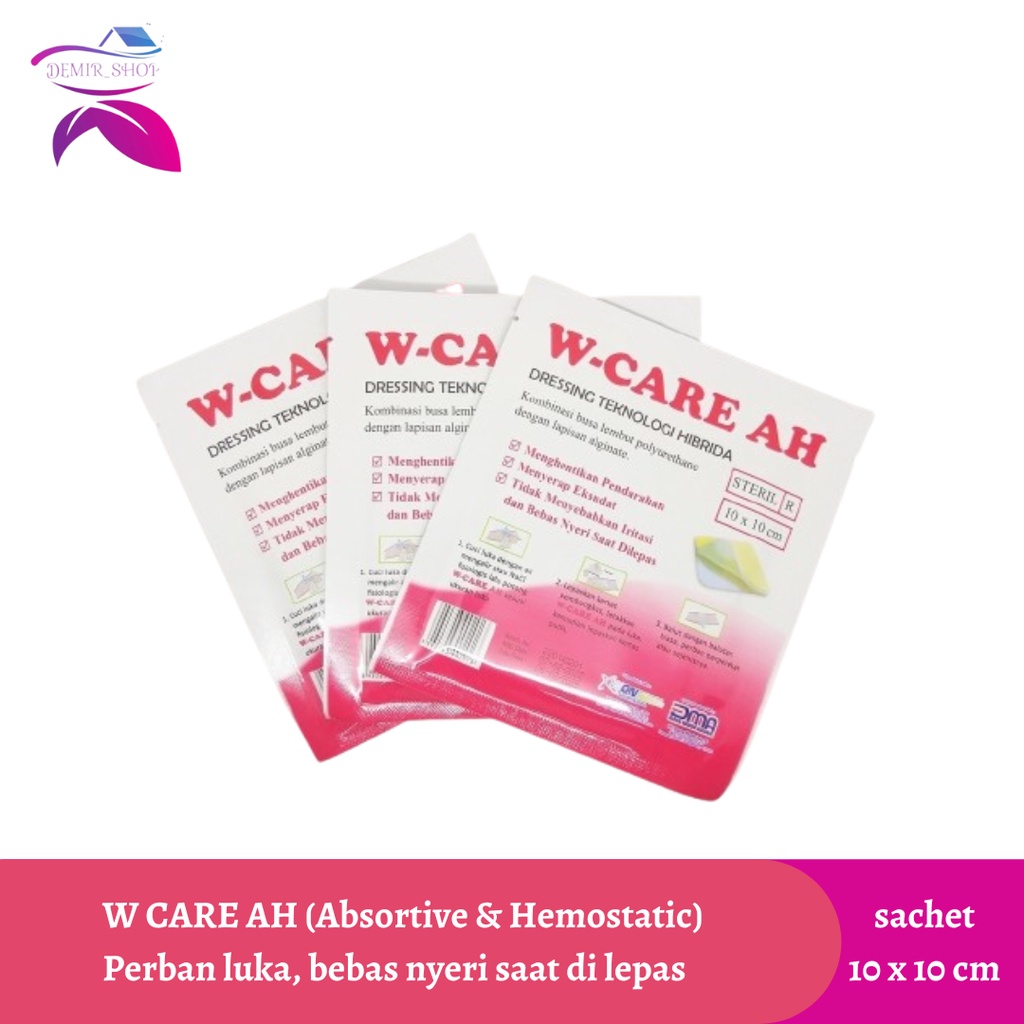 W Care AH Perban Luka Foam Dressing / W-Care AH