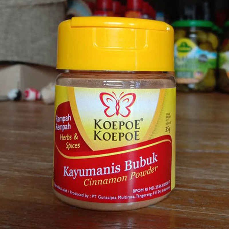 

Kayu Manis Bubuk Cinnamon Powder Koepoe 35gr