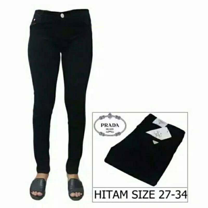 Rk.CELANA JEANS WANITA STRECH CELANA POLOS PANJANG