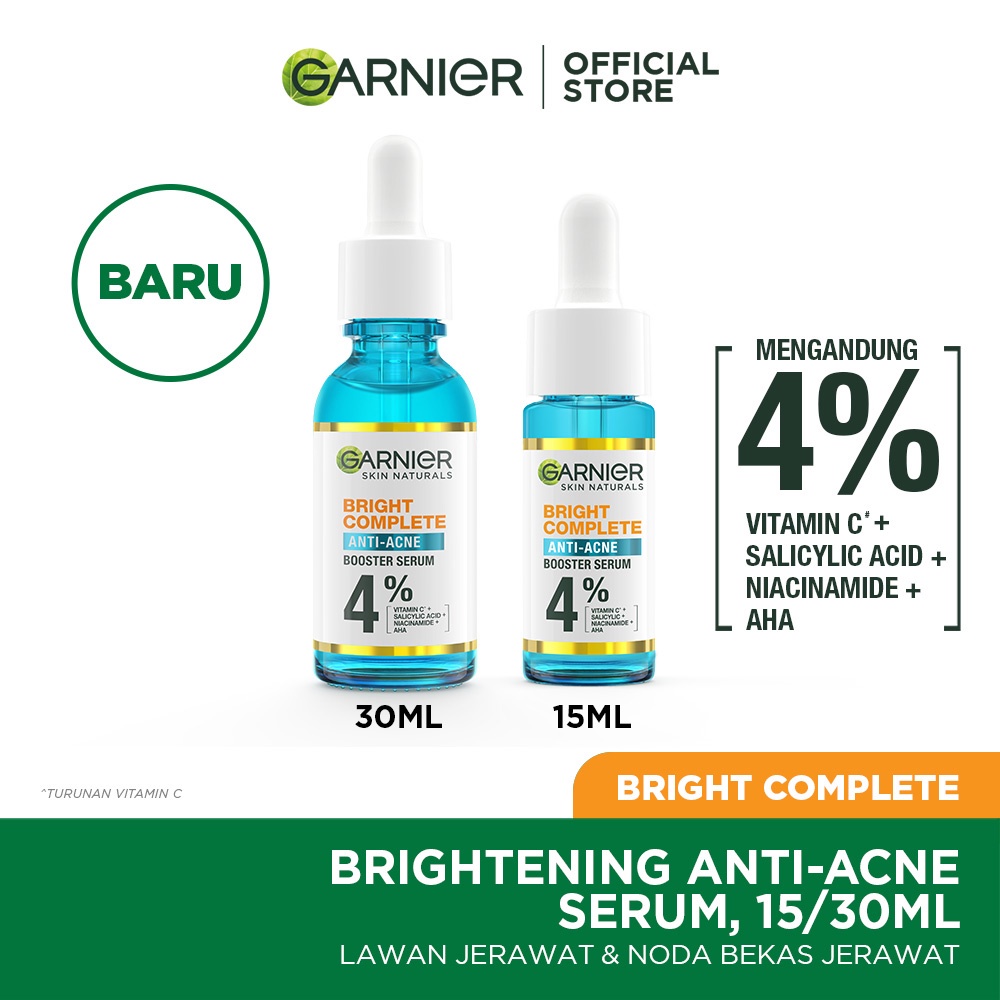 Garnier Bright Complete Anti Acne Booster Serum 4%