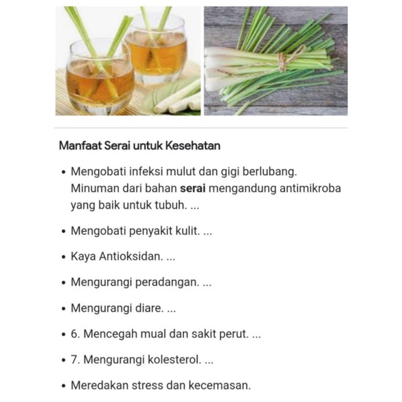 

Wedang Sereh ,Penurun Kolesterol , Obat Anti peradangan