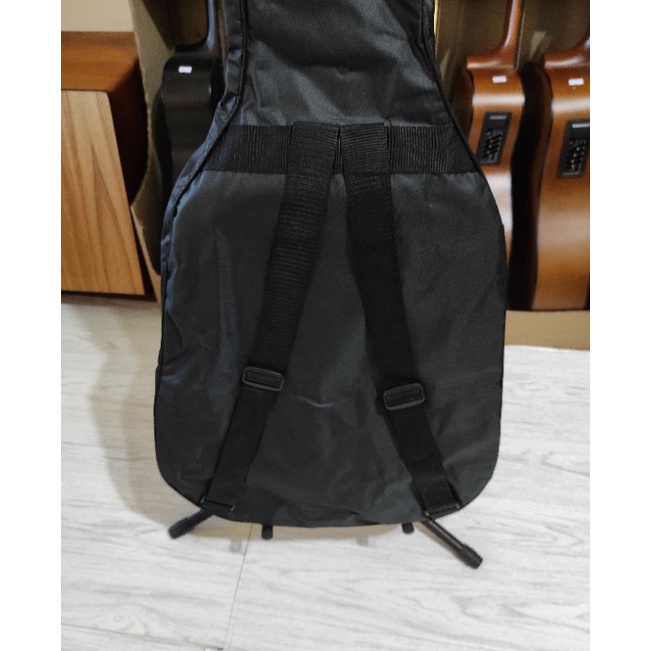 Tas gitar akustik ransel jumbo bahan kain tebal