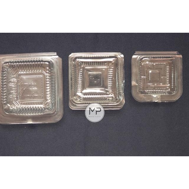 ✼ Mika Kue / Mika Plastik Kue Persegi BX 6A 8x8cm (100pcs) ➻