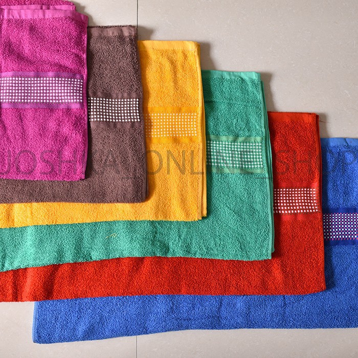 Handuk ravioli ukuran 70 x 140cm