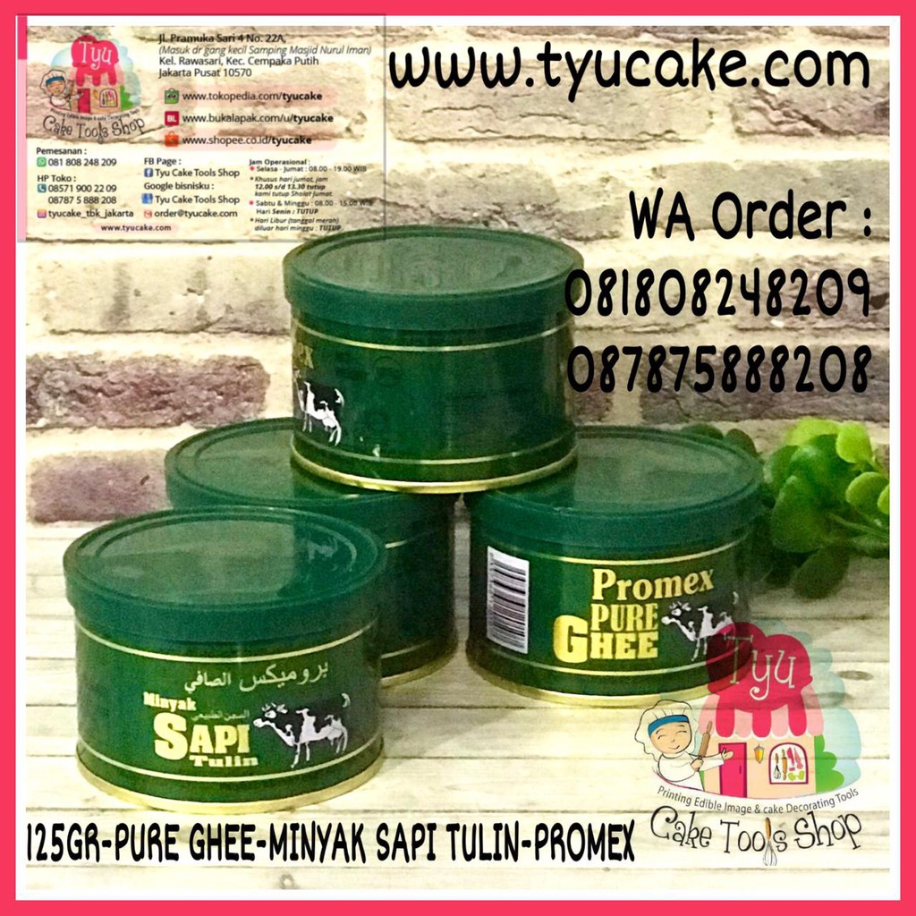 125GR-PURE GHEE-MINYAK SAPI TULIN-PROMEX
