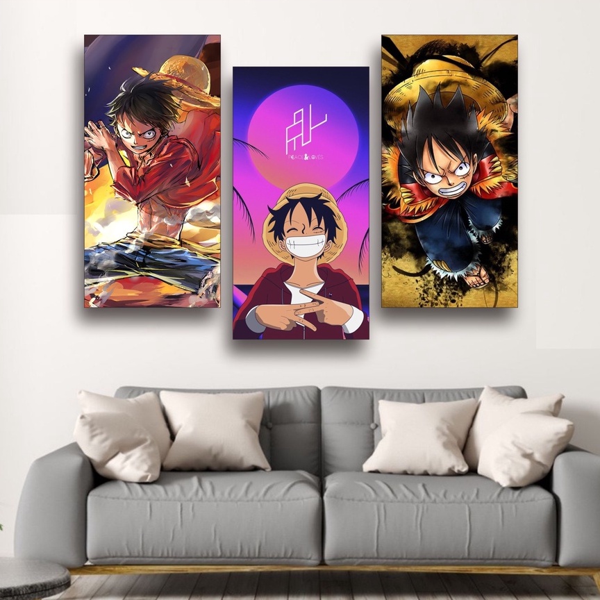 Pajangan Dinding One Piece Anime Walldecor Hiasan Dinding Kamar