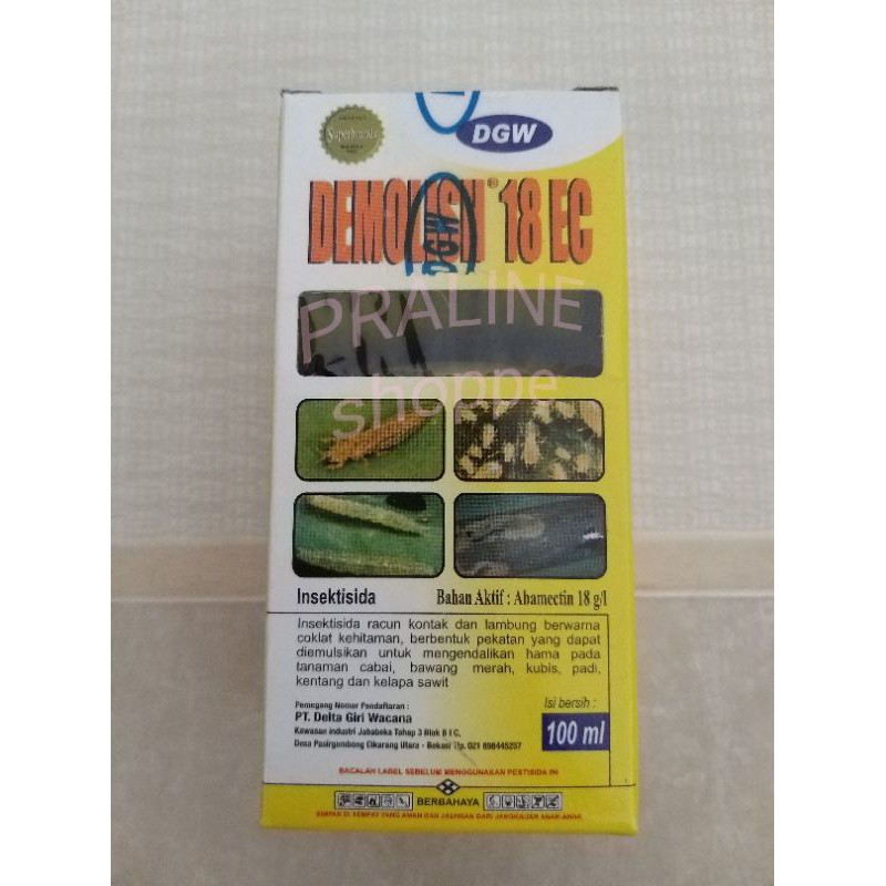PRODUK- DEMOLISH 100 ML INSEKTISIDA OBAT PEMBASMI HAMA TANAMAN .