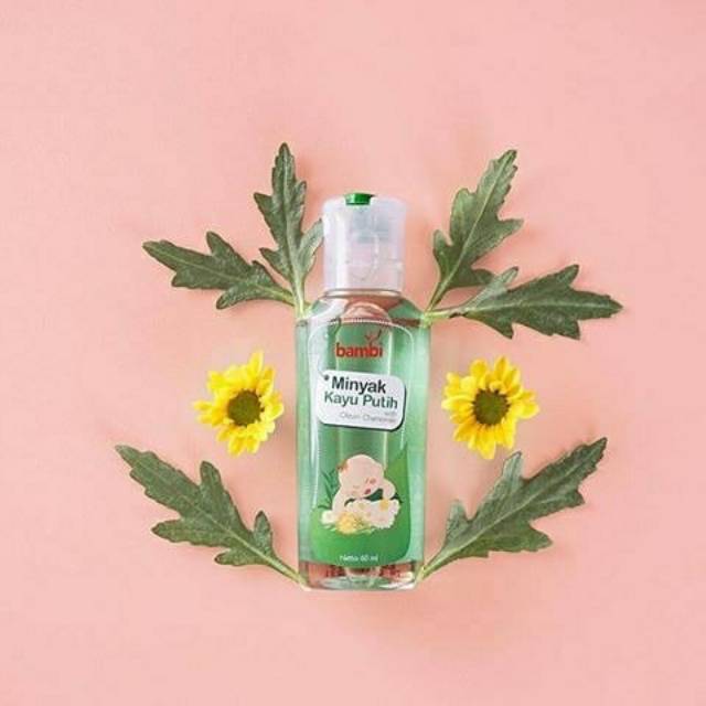 ♥BabyYank♥ BAMBI MINYAK KAYUPUTIH WITH OLEUM CHAMOMILE 60ML