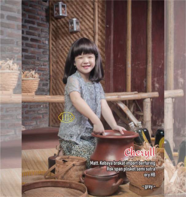 CHERYLL RnB Brukat anak || set kebaya batik anak best seller!!
