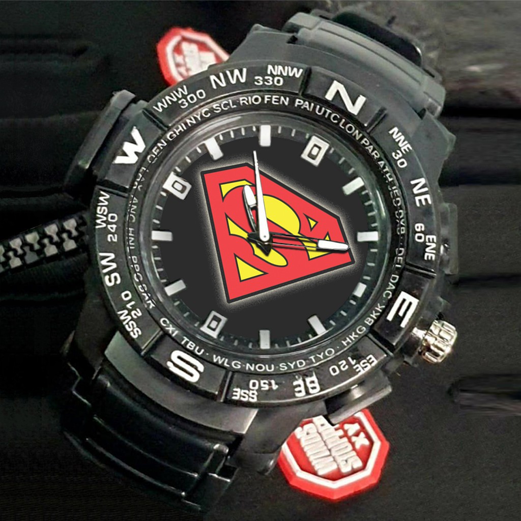 (EXCLUSIVE) Jam Tangan SUPERMAN Sport Bagus