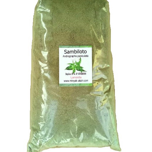 Bubuk Daun Sambiloto 250 g Serbuk Simplisia Sambiroto Andrographis paniculata Powder