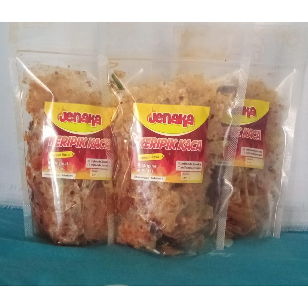 

KERIPIK KACA ORIGINAL PEDAS JERUK 100gr by JENAKA