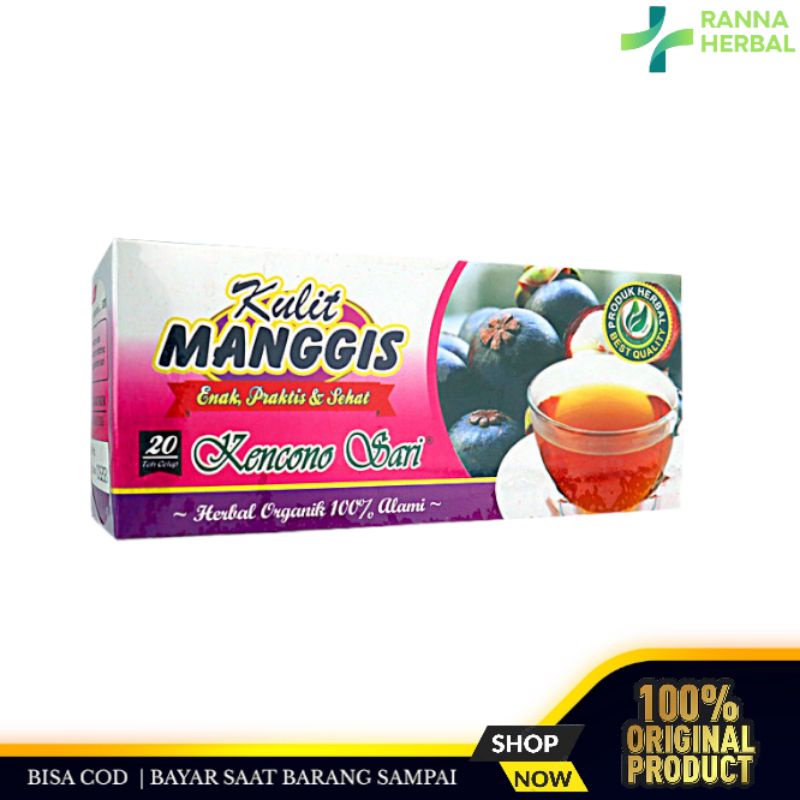 

Teh Celup Kulit Manggis Diabetes Herbal Kencono Sari Asli