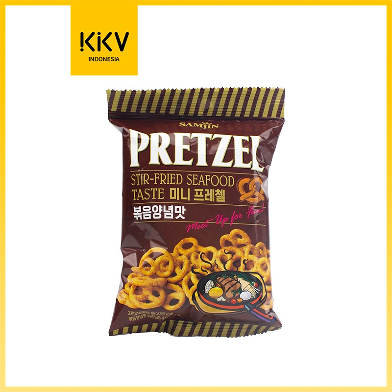 KKV - SAMJIN PRETZEL STIR FRIED SNACK SEAFOOD / WASABI 85g