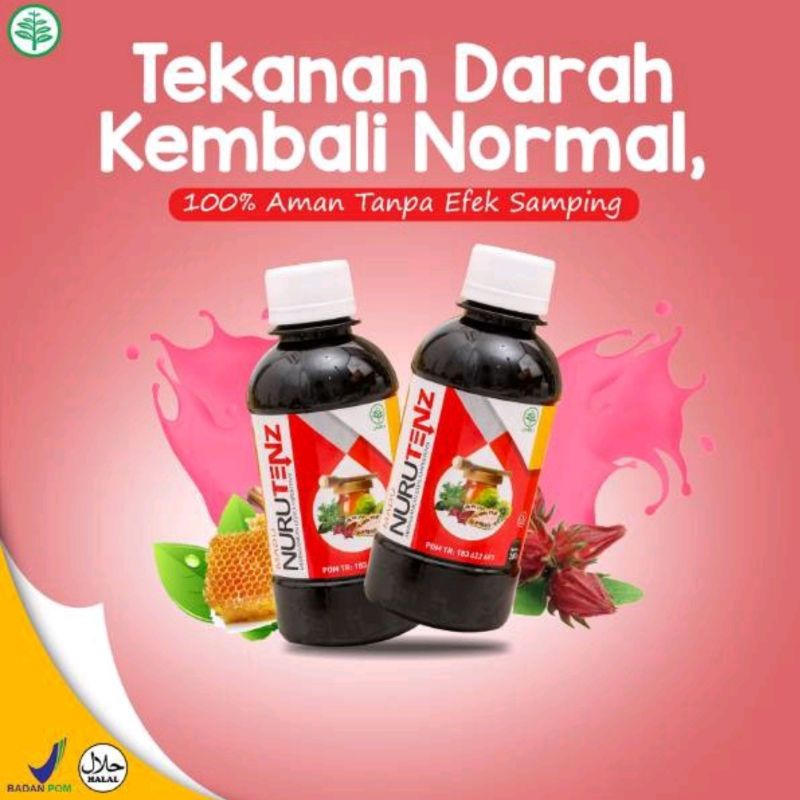 Madu NURUTENZ - Obat Herbal Penurun Tekanan Darah Tinggi Hipertensi &amp; Jantung | Madu NURUTENZ ASLI