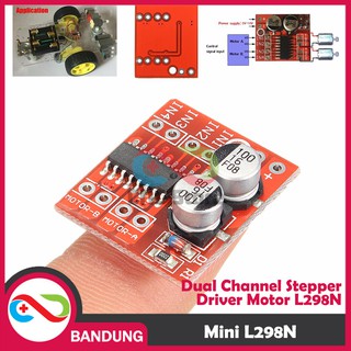 DUAL CHANNEL STEPPER DRIVER MOTOR MODULE PWM L298N POSITIF 