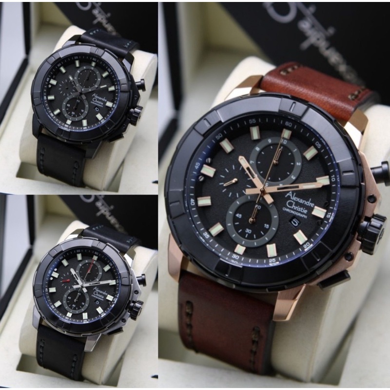 JAM TANGAN PRIA ALEXANDRE CHRISTIE AC 6588 ORI!! MURAH MERIAH GARANSI RESMINN