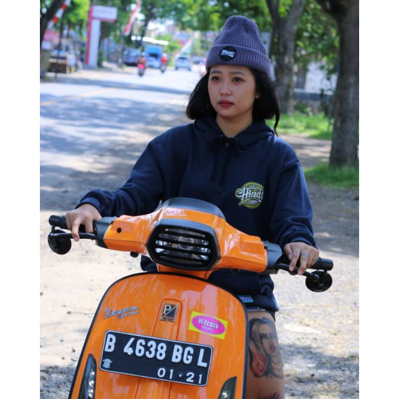 New Hoodie Htrack NAVY//FAMOUS HTRACK//(Bisa Bayar di Tempat)
